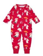 Rainy Day Pyjamas Pyjamas Sie Jumpsuit Red Martinex