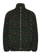 Sherpa Jacket Tops Sweat-shirts & Hoodies Fleeces & Midlayers Green Wr...