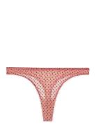 Mesh Thong Stringtruse Undertøy Pink Understatement Underwear