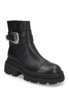 Boot Shoes Boots Ankle Boots Ankle Boots Flat Heel Black Sofie Schnoor