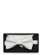 Polyester Bow Tie Sløyfe White Lindbergh Black