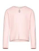 Long Sleeve Cotton T-Shirt Tops T-shirts Long-sleeved T-shirts Pink Ma...