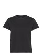 Essential Block Seamless Tee Sport T-shirts & Tops Short-sleeved Black...