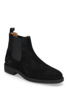 Slhjoseph Suede Chelsea Boot Støvletter Chelsea Boot Black Selected Ho...