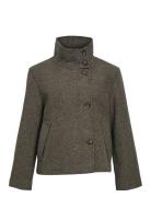 Objriki Re Short Jacket Noos Ulljakke Jakke Grey Object