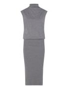 Hester Knelang Kjole Grey Reiss