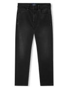 Kobavi Loose Wb Jeans Dnm Bottoms Jeans Regular Jeans Black Kids Only