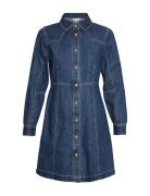 Mschdielle Emma Dress Kort Kjole Navy MSCH Copenhagen