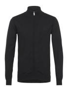 Inancona Full Zip Tops Knitwear Full Zip Jumpers Black INDICODE