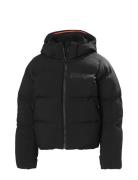 Jr Nora Short Puffy Jacket Fôret Jakke Black Helly Hansen