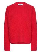 Exeter Tops Knitwear Jumpers Red Desigual