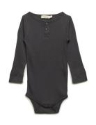 Body Ls Bodies Long-sleeved Blue MarMar Copenhagen