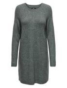 Onlcarol L/S Dress Knt Noos Kort Kjole Green ONLY