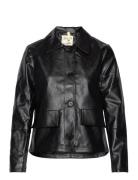 Sissel Faux Leather Skinnjakke Skinnjakke Black Brixtol Textiles