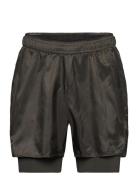 Borg Running Shorts 2 In 1 Sport Shorts Sport Shorts Khaki Green Björn...