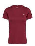 Ace Slim T-Shirt Sport T-shirts & Tops Short-sleeved Burgundy Björn Bo...