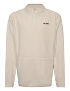 Borg Half-Zip Fleece Outerwear Fleece Outerwear Fleece Jackets Beige B...