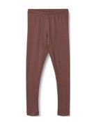 Rib Leggings Maddy Bottoms Leggings Brown Wheat