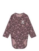 Hmlluchia Body L/S Langermet Bodysuit Purple Hummel