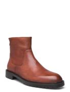 T43-5100 Semskede Boots Snøresko Brown TGA By Ahler