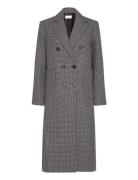 Emma Coat Check Ullfrakk Frakk Grey Creative Collective