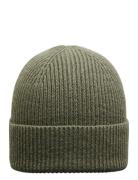 Slhmason Merino Wool Beanie Accessories Headwear Beanies Green Selecte...