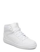 Puma Rebound Layup Sl Jr Høye Sneakers White PUMA