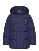 Jacket Fôret Jakke Navy United Colors Of Benetton