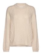 Lisamariepw Pu Tops Knitwear Jumpers Cream Part Two