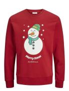 Jjxmas Jolly Sweat Crew Neck Tops Sweat-shirts & Hoodies Sweat-shirts ...