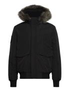 Everest Hooded Puffer Bomber Bomberjakke Jakke Black Superdry