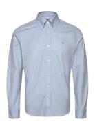 Watts Flannel Shirt-Slim Fit Tops Shirts Casual Blue Morris