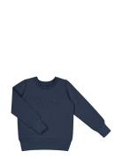 Logo Sweatshirt Tops Sweat-shirts & Hoodies Sweat-shirts Navy Gugguu