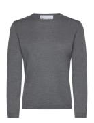 Lr-Ismaila Tops Knitwear Jumpers Grey Levete Room