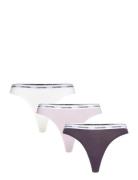 Thong 3Pk Stringtruse Undertøy Purple Calvin Klein