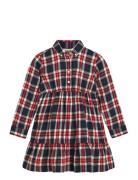 Checked Flannel Bd Shirt Dress Dresses & Skirts Dresses Casual Dresses...