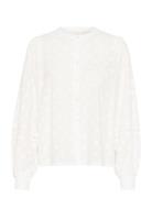 Kaenya Blouse Tops Blouses Long-sleeved White Kaffe