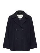 Woven Outdoor Jackets Ulljakke Jakke Navy Marc O'Polo