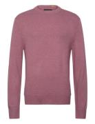 Soft Knit Regular Fit Sweater Tops Knitwear Round Necks Pink Scotch & ...