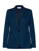 Jade Blazers Single Breasted Blazers Blue Reiss