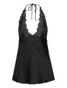 Sd Halter Chiffon Billie Bodies Slip Black Hunkemöller