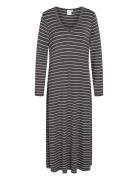 Jacqueline Long-Sleeved Long Dress Nattkjole Grey CCDK Copenhagen