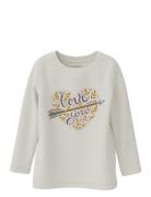 Nmfolisia Ls Top Pb Tops T-shirts Long-sleeved T-shirts Beige Name It