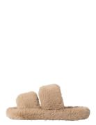 Nkfnus Faux Fur Slipper Tøfler Innesko Beige Name It