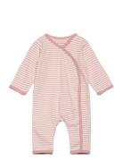 Jumpsuit Y/D Stripe Langermet Bodysuit Pink Fixoni