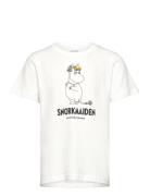 Character Snorkm T-Shirt Tops T-shirts Short-sleeved White MUMIN