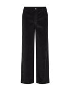 Sc-Ivalou Bottoms Trousers Straight Leg Black Soyaconcept