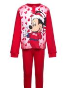 Pyjama Pyjamas Sett Red Mickey Mouse