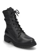 Women Boots Shoes Boots Ankle Boots Laced Boots Black Tamaris