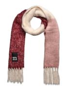 Yöllinen Accessories Scarves Winter Scarves Burgundy Marimekko